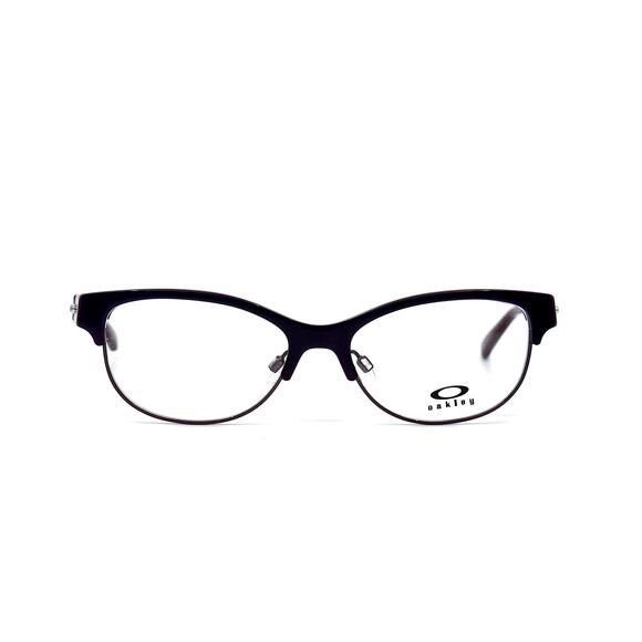 100% AUTHENTIC OAKLEY OX1108 EYEGLASSES DARK PURPLE FRAME NEW - Picture 2 of 10